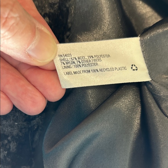 Gap Kids Size XXL (14-16) Houndstooth Pea Coat - Picture 6 of 9